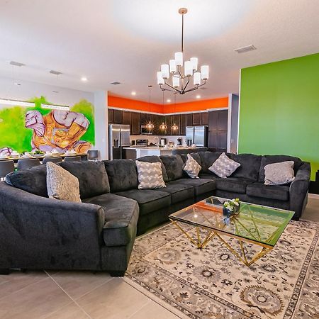 Luxury 12 Bedrooms Pool House 10 Min To Disney4630 كيسيمي المظهر الخارجي الصورة